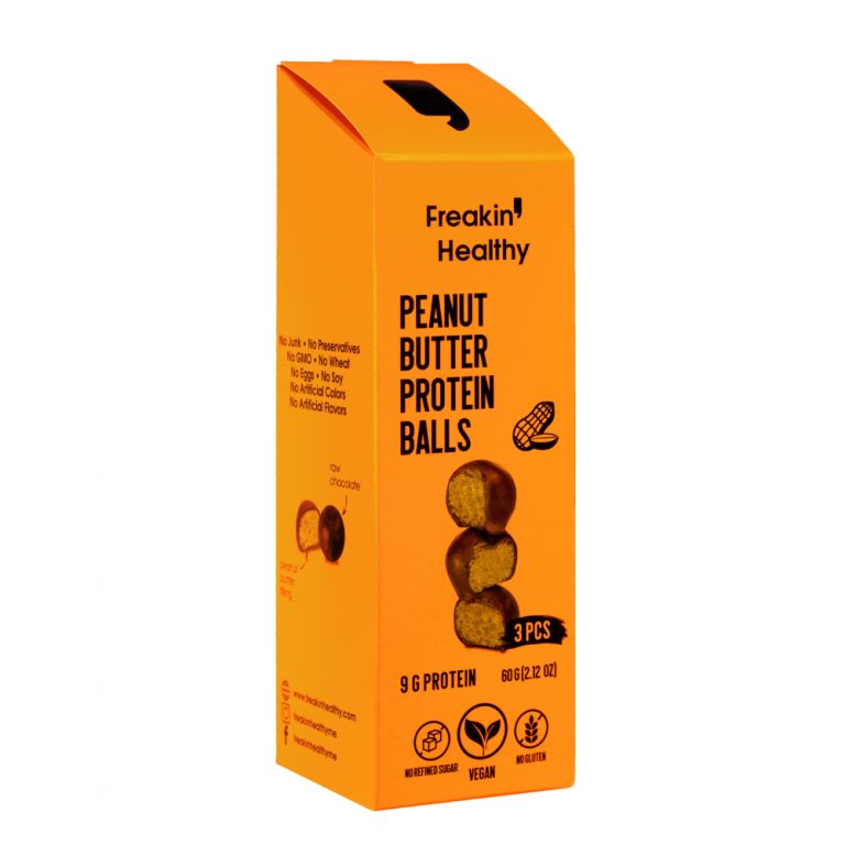 Freakin’ Healthy Peanut Butter Protein Balls, 60g Freakin Healthy