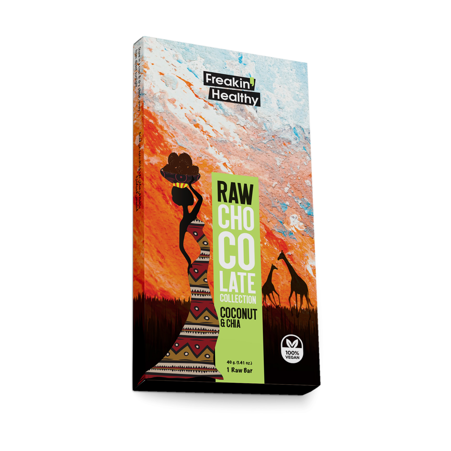 Fine and Raw Dark Chocolate Bars, Organic (83% Cocoa / Cacao) - 10 Bars x 2oz case main image 0